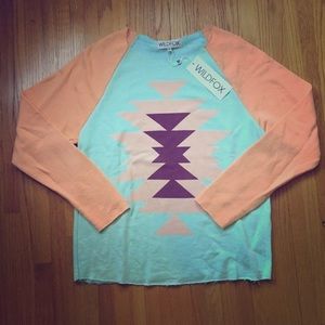 Wildfox aztec jumper sweatshirt S New